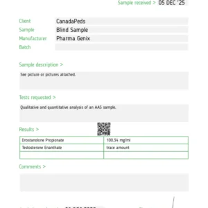 PHARMA GENIX – MASTERON PROPIONATE 100MG